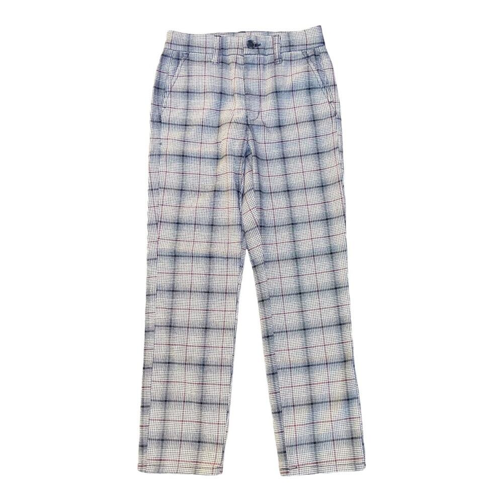 American Eagle Super Hi-Rise Skinny Trouser In Grey Plaid Women’s Size 2 Regular
